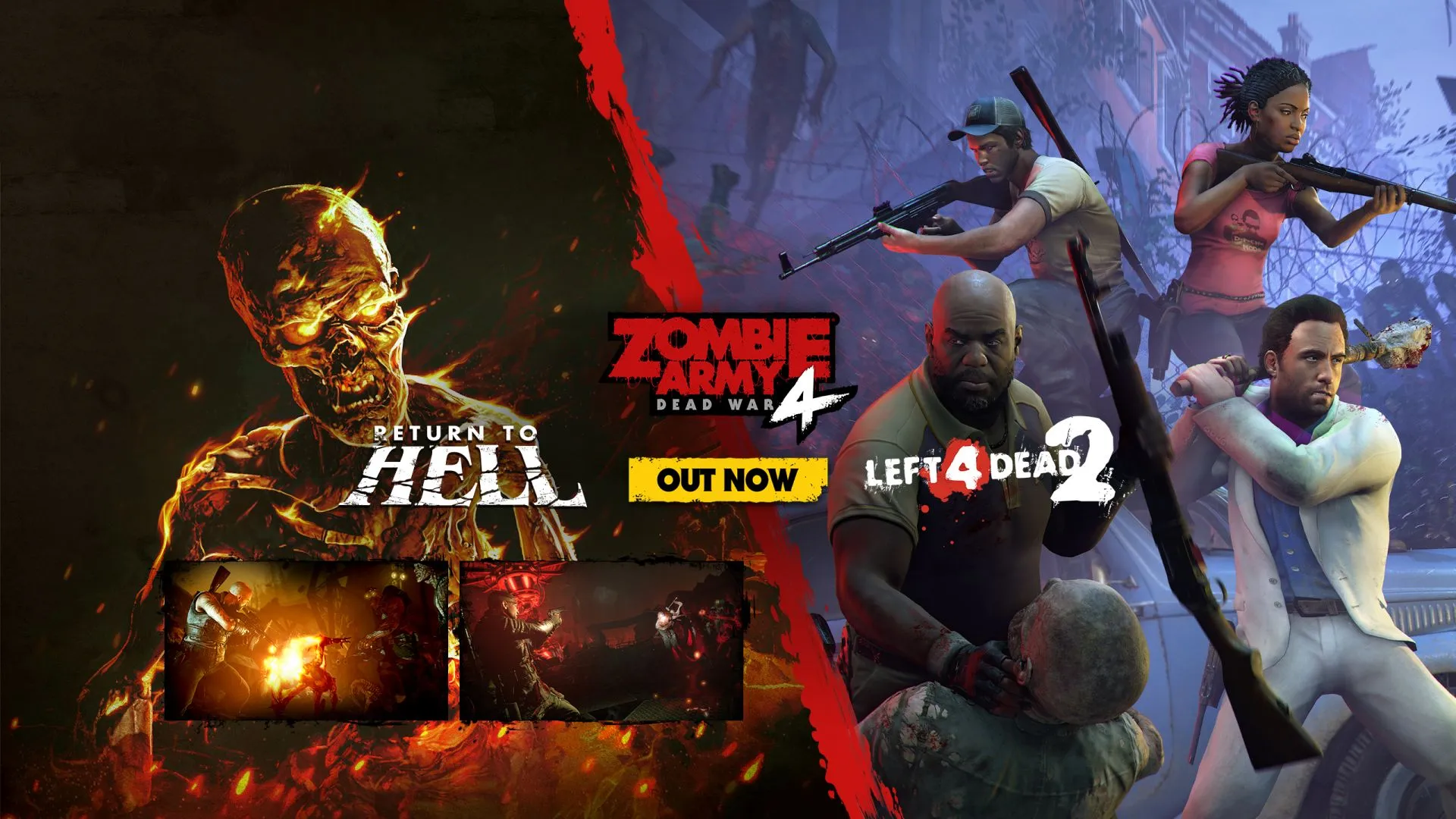 LEFT 4 DEAD 2 ICONS GET READY TO ‘RETURN TO HELL’ IN LATEST ZOMBIE ARMY 4 DLC